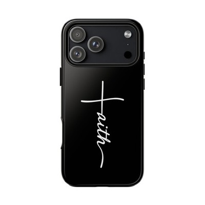 Faith Cross Phone Case, Christian Aesthetic, Religious Gift iPhone Samsung Cover