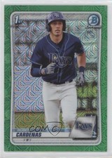 2020 Bowman Mega Box Green Mojo Refractor 77/99 Ruben Cardenas #BCP-23 11hs