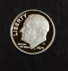 2025 S Roosevelt Dime Gem Silver Proof 99.9% Silver   Lot 4981