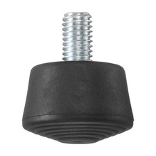 Rubber Foot Spike, Anti-Slip M8 Thread Tripod Foot Spikes 33x27mm