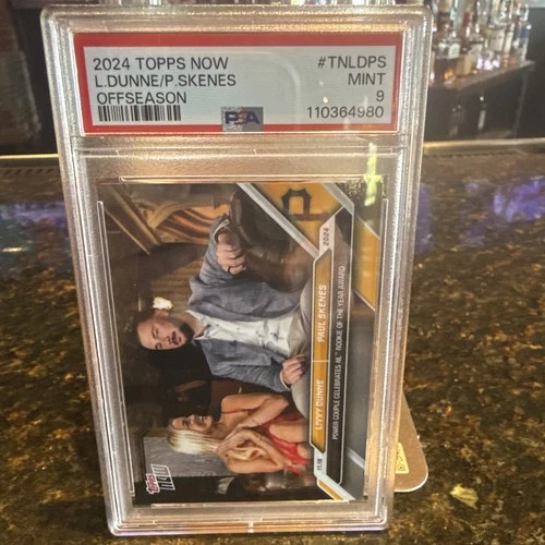 2024 Topps Now Paul Skenes w/ Livvy Dunne ROY Award PSA MINT 9 LSU