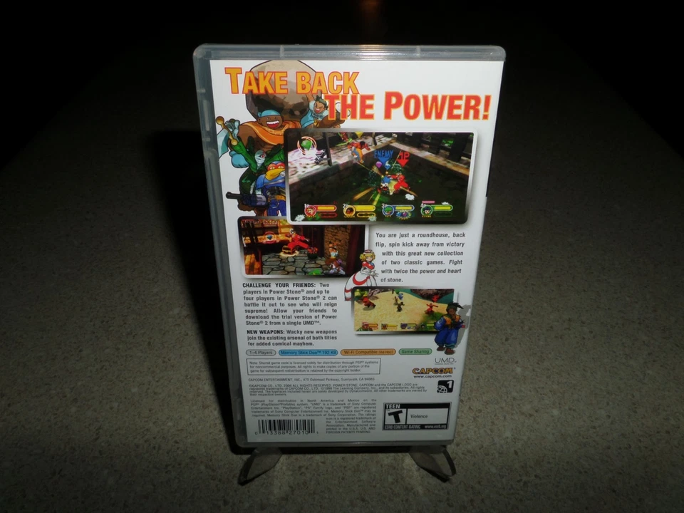Power Stone Collection Sony PSP Game Complete CIB Excellent Condition Capcom - Image 3 of 3