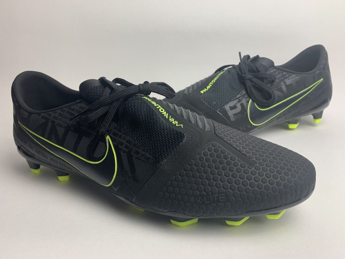 Nike Phantom Venom Pro FG Soccer Cleats Shoes Black/Volt Nike Phantom Venom Pro FG Soccer Cleats Shoes Black/Volt