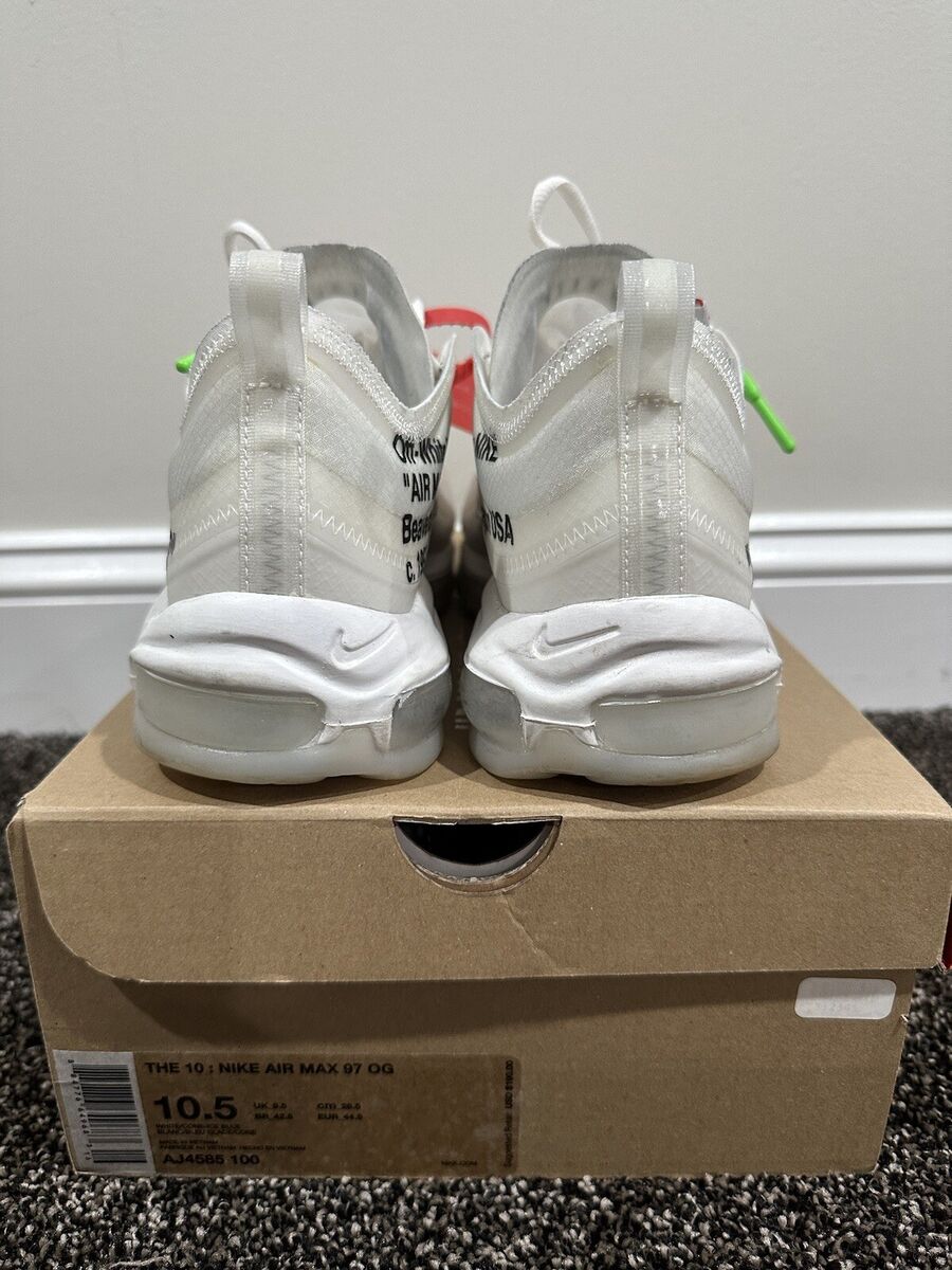 Nike Air Max 97 OG x Off-White Virgil “The Ten” Sneaker | eBay Nike Air Max 97 OG x Off-White Virgil “The Ten” Sneaker | eBay
