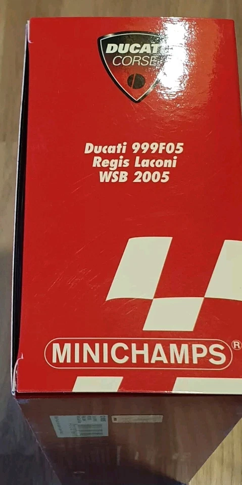 MINICHAMPS 1/12 DUCATI 999F05 Ducati XEROX Regis Laconi WSBK 2005 122050255 - Immagine 3 di 4