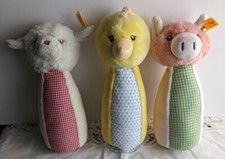 Steiff Happy Farm Set of 3 Chick Cow Pig Stuffed Plush apr21