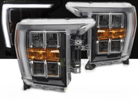 Scheinwerfer Paar Ford F150 MK14 Ab 2020 Bis 2023 LED DRL Schwarz - 41424547