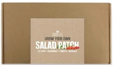 Non GMO vegtable seeds. Grow your own salad patch, Easy to use and plastic free