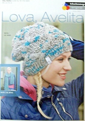 Lova, Avelita S8598 Strickmuster Mütze Mütze Zopfmuster Schal Öse S8599
