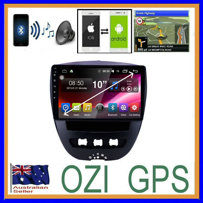 CITROEN C1 2005-2014 GPS WIRELESS CARPLAY ANDROID AUTO CAMERA DAB+ DVR TPMS ODB
