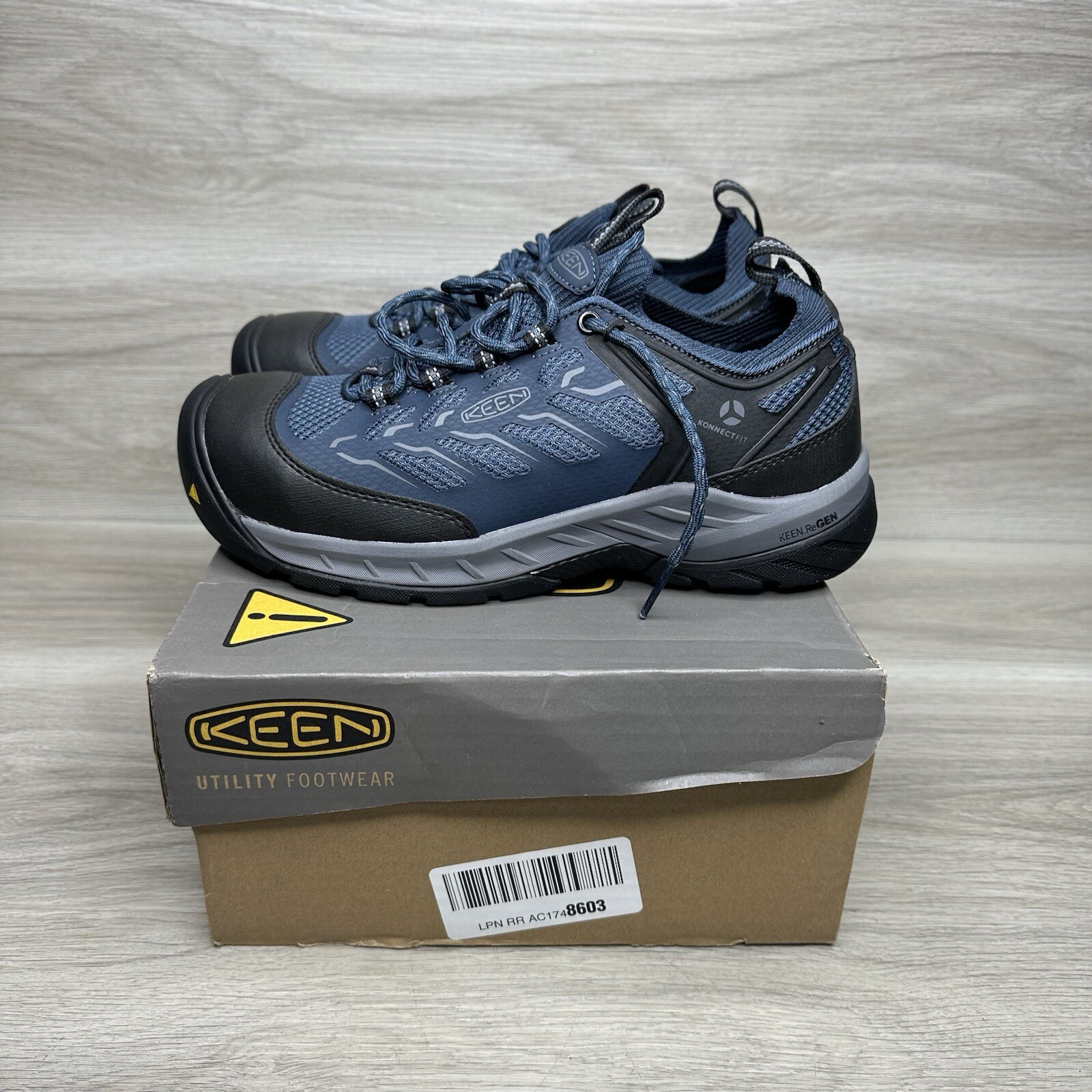 Keen donna Flint II Sport punta in fibra di carbonio grigio navy notte taglia 9w 1023227W