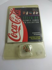 Stuck On Olympic Games Collecting Pin Coca-Cola 1996 Atlanta New