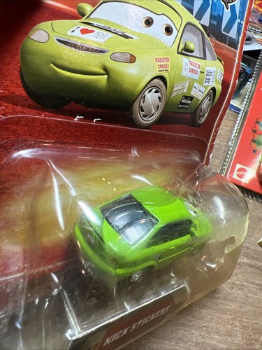 MATTEL DISNEY PIXAR CARS FINAL LAP #142 NICK STICKERS B10 - Picture 7 of 8