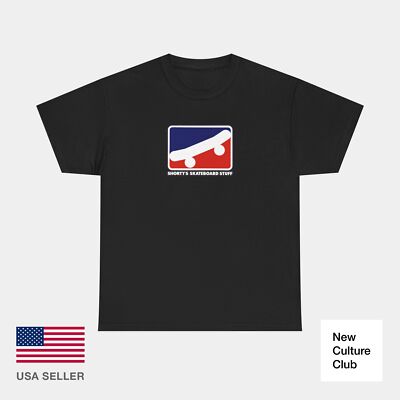 Shortys Skate Stuff Classic OG Red Blue Muska Vintage Classic Skate TShirt Print