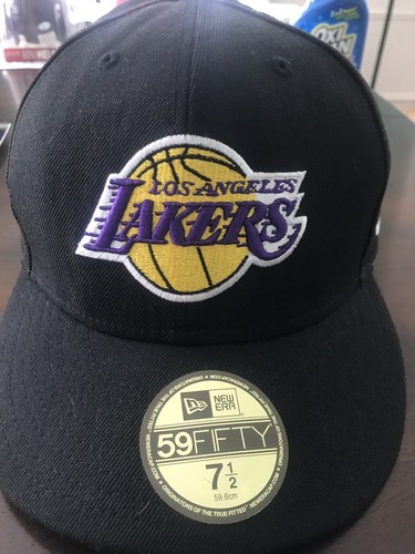 100% AUTHENTIC NEW ERA 59FIFTY NBA L. A. LAKERS FITTED HAT (7 1/2) | eBay