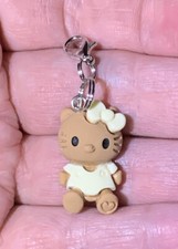 Hello Kitty Charm Zipper Pull  Keychain Add On Clip 