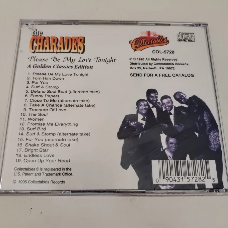 The Charades - Please Be My Love Tonight CD 1996 Sealed Brand New - Image 2 of 2