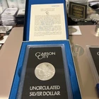 1884CC MORGAN SILVER DOLLAR MS+++ W/COA CERTIFIED