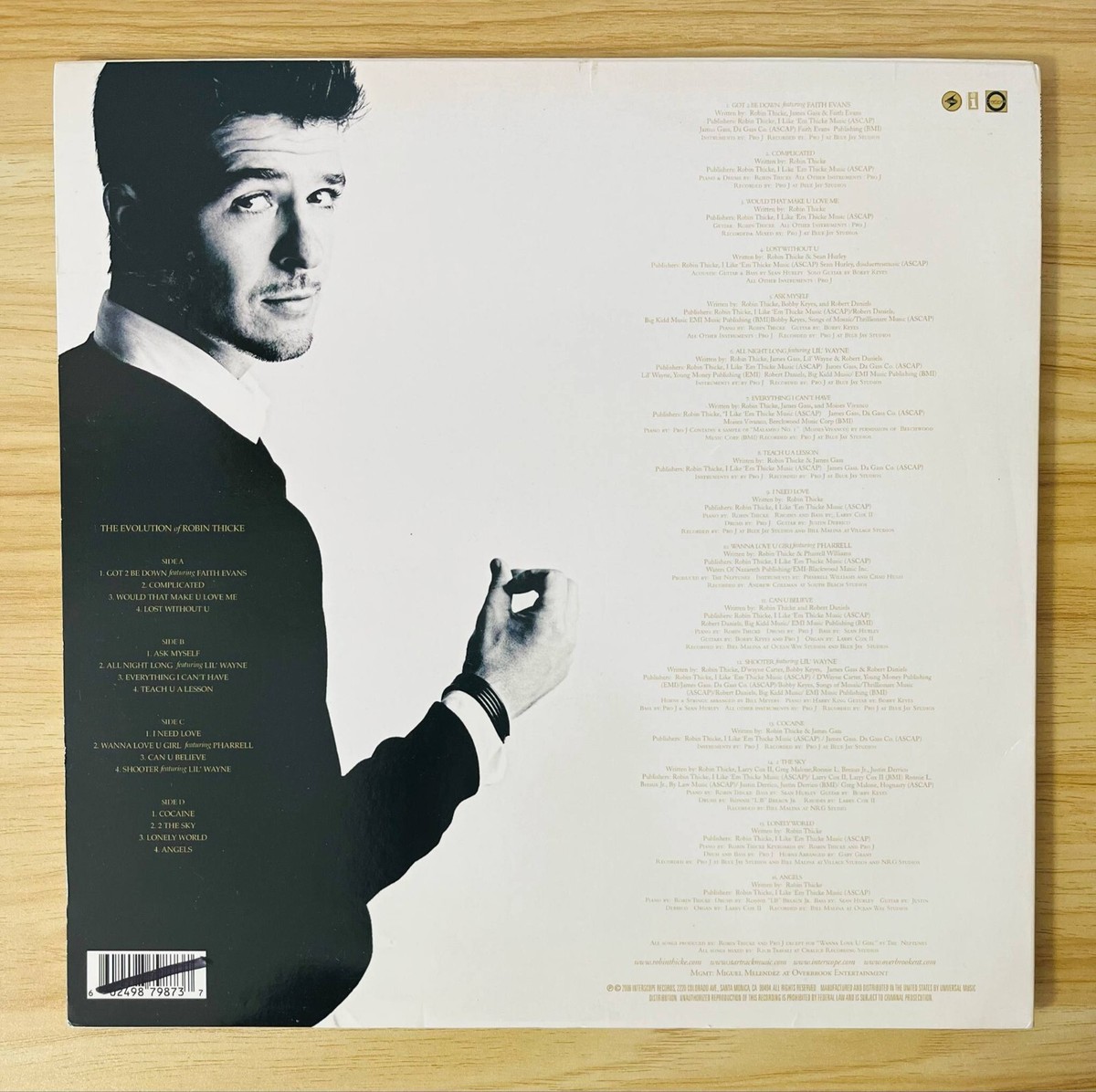 Robin Thicke / The Evolution Of Robin Thicke 2006 US 2LP