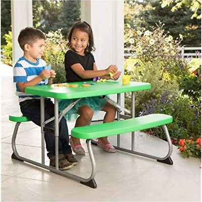 Lifetime Childrens Picnic Table Spring Green 260262 for sale