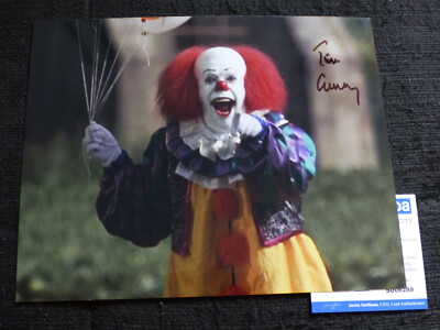 TIM CURRY signed Autogramm signiert auf 20x25 cm ''ES'' Foto InPerson LOOK