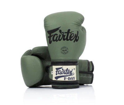 FAIRTEX - F-Day Limited Edition Army Green Boxing Gloves (BGV11)