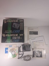 Fujifilm FinePix 1300 Digital Camera Retro Compact Parts Only Box Manual Case