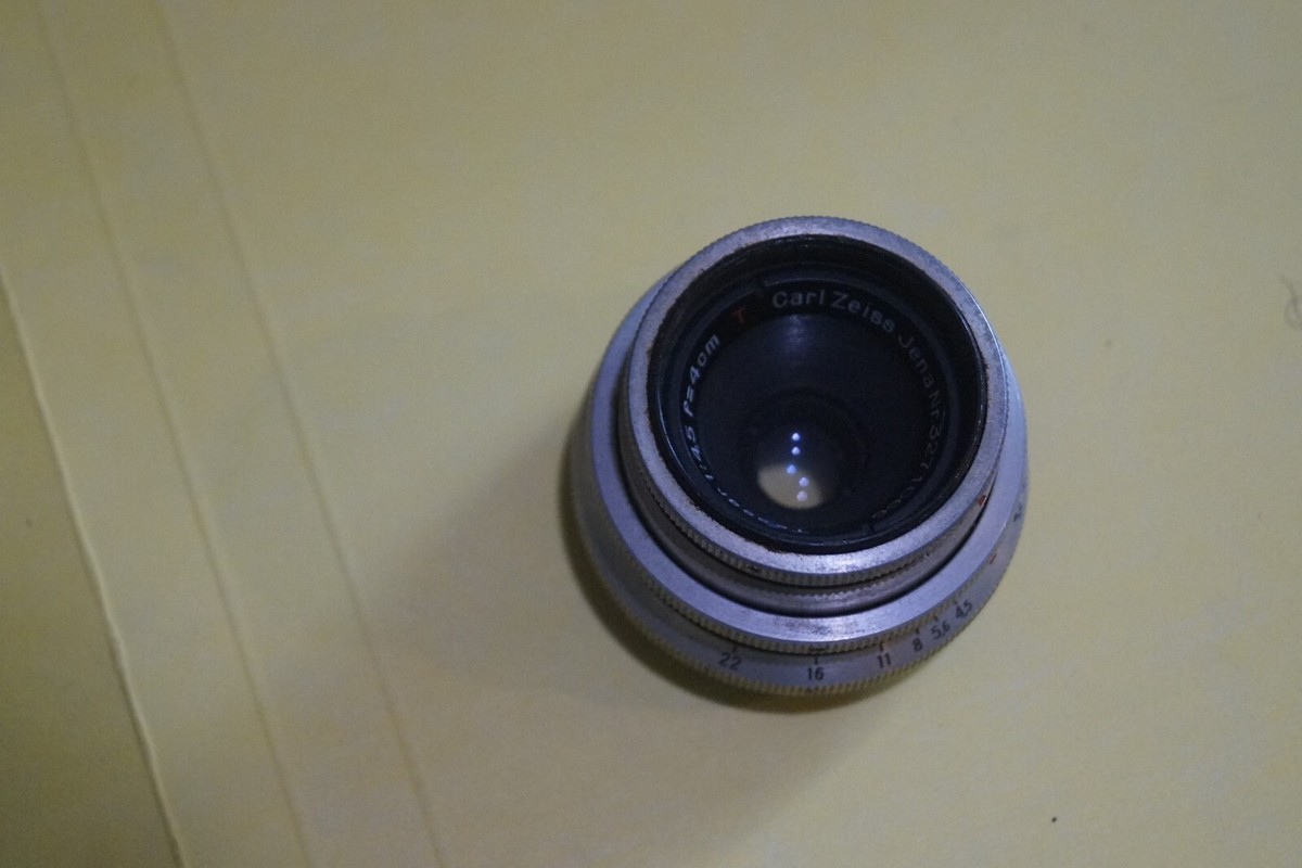 RARE Carl Zeiss Jena Tessar f4.5 40mm Screw M42 Mount | eBay