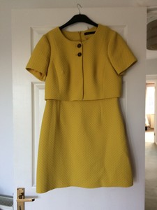 karen millen mustard dress