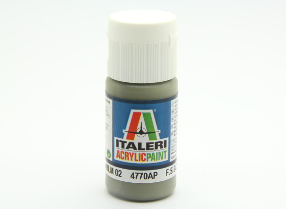 Flat Grau RLM 02 colore acrilico adatto per aerografo e per modellismo
