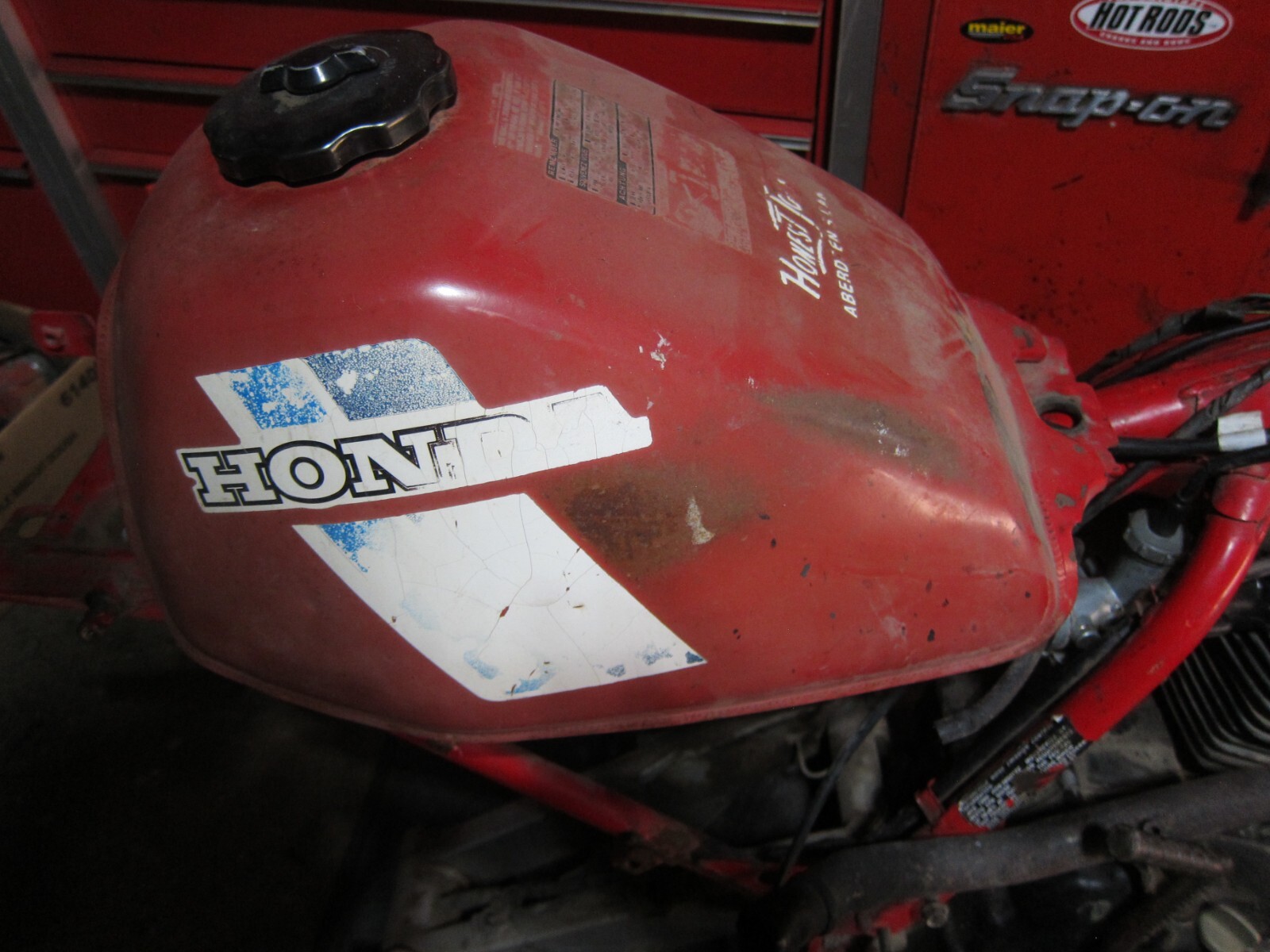 1984 Honda ATC 200ES Big Red Gas Tank Fuel Tank eBay
