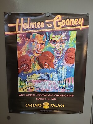 Larry Holmes サイン入りボクシングアート Larry Holmes Heavyweight