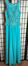 Cinderella Devine Blue Lace Bodice Prom/Evening Dress