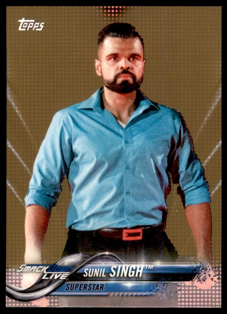 2018 Topps WWE Bronze #87 Sunil Singh