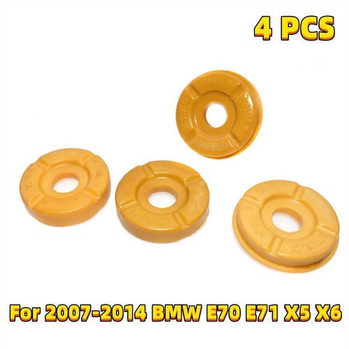 4x Front Shock Strut Mount Support Bushing Set for BMW E70 E71 X5 X6