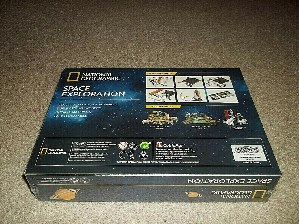 New Sealed National Geographic Kids 3D Puzzle Space Exploration Model 2017 NIB - Image 3 of 4