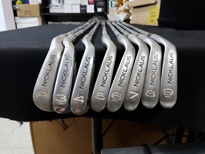 Nicklaus The Bear N1 Linear Dynamics OFFSET Iron Set of  8 PW RH Ladies Graphite