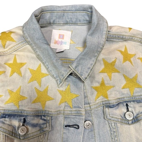 Lularoe Jaxson Star denim Jean Jacket NWT Size XL - Picture 2 of 9