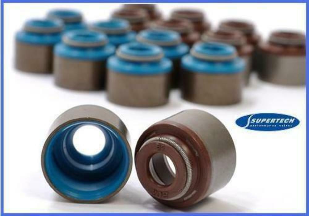 Supertech Valve Stem Seals for Honda Acura B16A B18C B17 D16 H22 K20 K24 Engines
