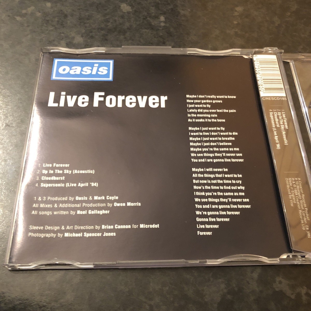 ☆UKオリジナル☆OASIS☆LIVE FOREVER☆12inch シングル☆ Oasis