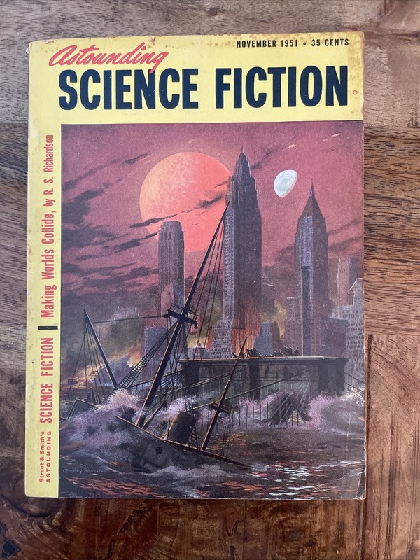 Rare November 1951 ASTOUNDING SCIENCE FICTION Magazine! Robinson! Fyfe! Clement!