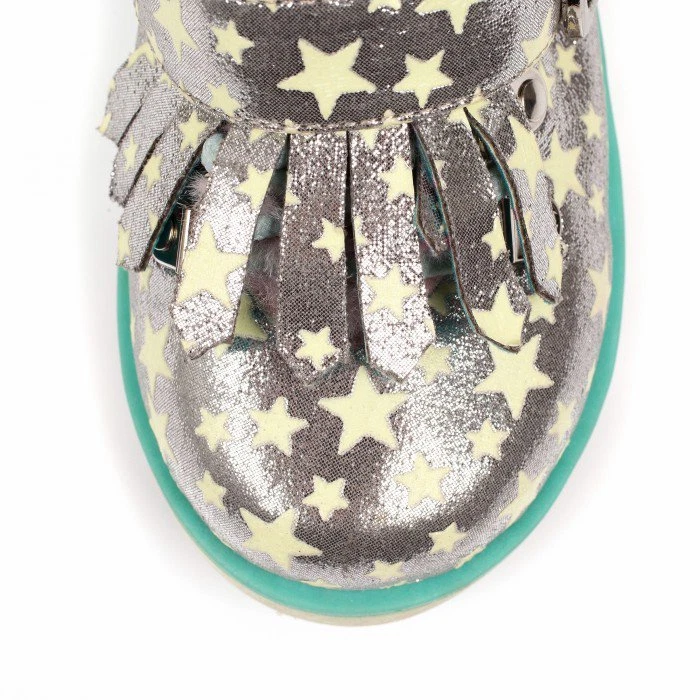 Irregular Choice bambini Step Mama STELLA borchie stivali - Immagine 3 di 4