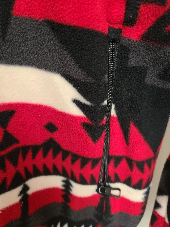 Ralph Lauren Active Cremallera Polar Chaqueta Ligera Suéter Talla Pequeña Rojo Foto 4 de 4