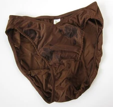 NWOT Oscar De La Renta VTG 90s Silky High Hip Bikini Panties SZ SMALL