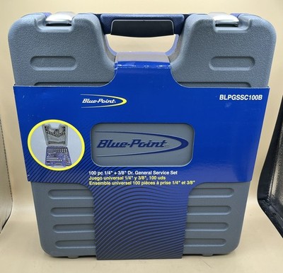 BLUE-POINT BLPGSSC100B 100PC 1/4 & 3/8'' DR SAE & METRIC GENERAL SERV (MVP032515)