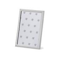 Bilderrahmen Versilbert 13X18Cm Fotorahmen Rahmen GewöLbt Fotoaufsteller Silber