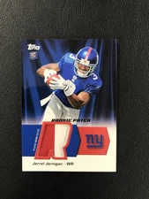 2011 Topps #HRP-JJE Jerrel Jernigan Rookie Patch New York Giants