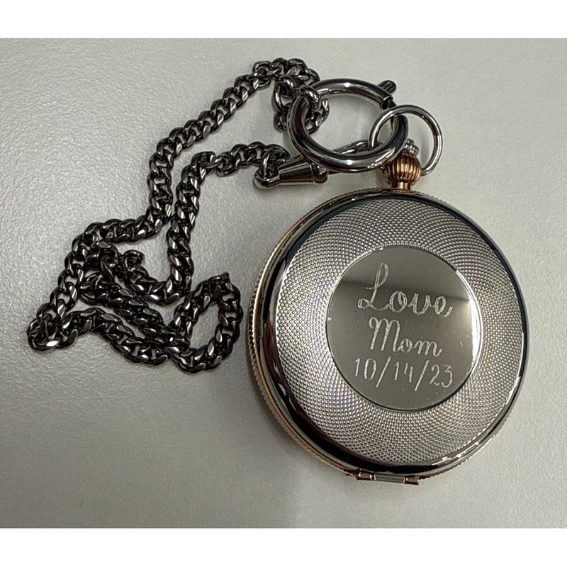 Tissot Bridgeport Men's Silver Dial Mechanical Pocket Watch T859.405.29.273.00