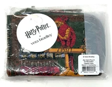 Vera Bradley Harry Potter Hogwarts Library Zip Card ID Pouch Case 2025 *EXACT