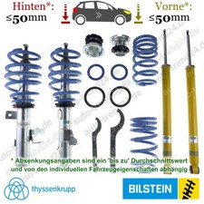 B14 Fahrwerk 35-50mm & 30-50mm Tieferlegung u.a.: Ford Focus III Stufenh. 10-20